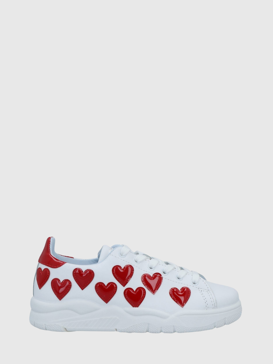 Sneakers CHIARA FERRAGNI Albi cu Inimi