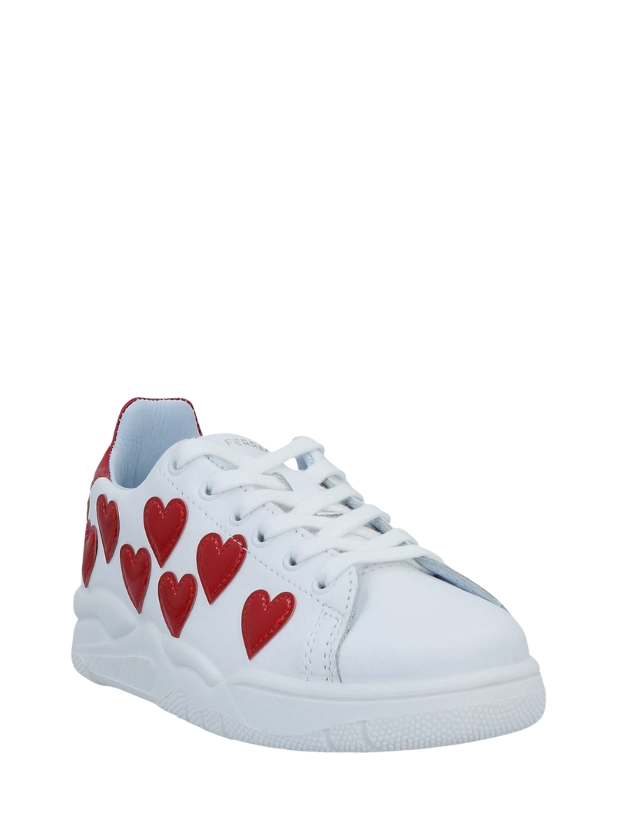 Sneakers CHIARA FERRAGNI Albi cu Inimi