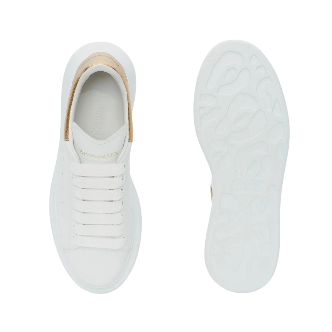 Sneakers Alexander Mcqueen cu accente aurii